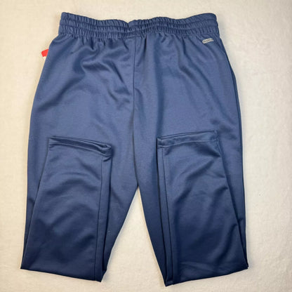 Spyder Active Men Sz M Blue Knit Jogger Pant Dual Side Zipper Pockets